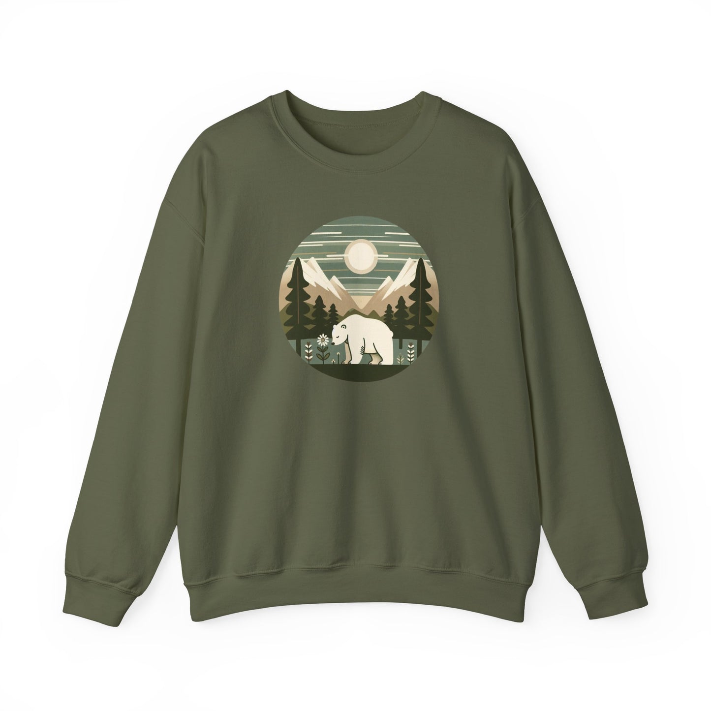 Polar Bear Sweatshirt | Cozy Gildan Heavy Blend