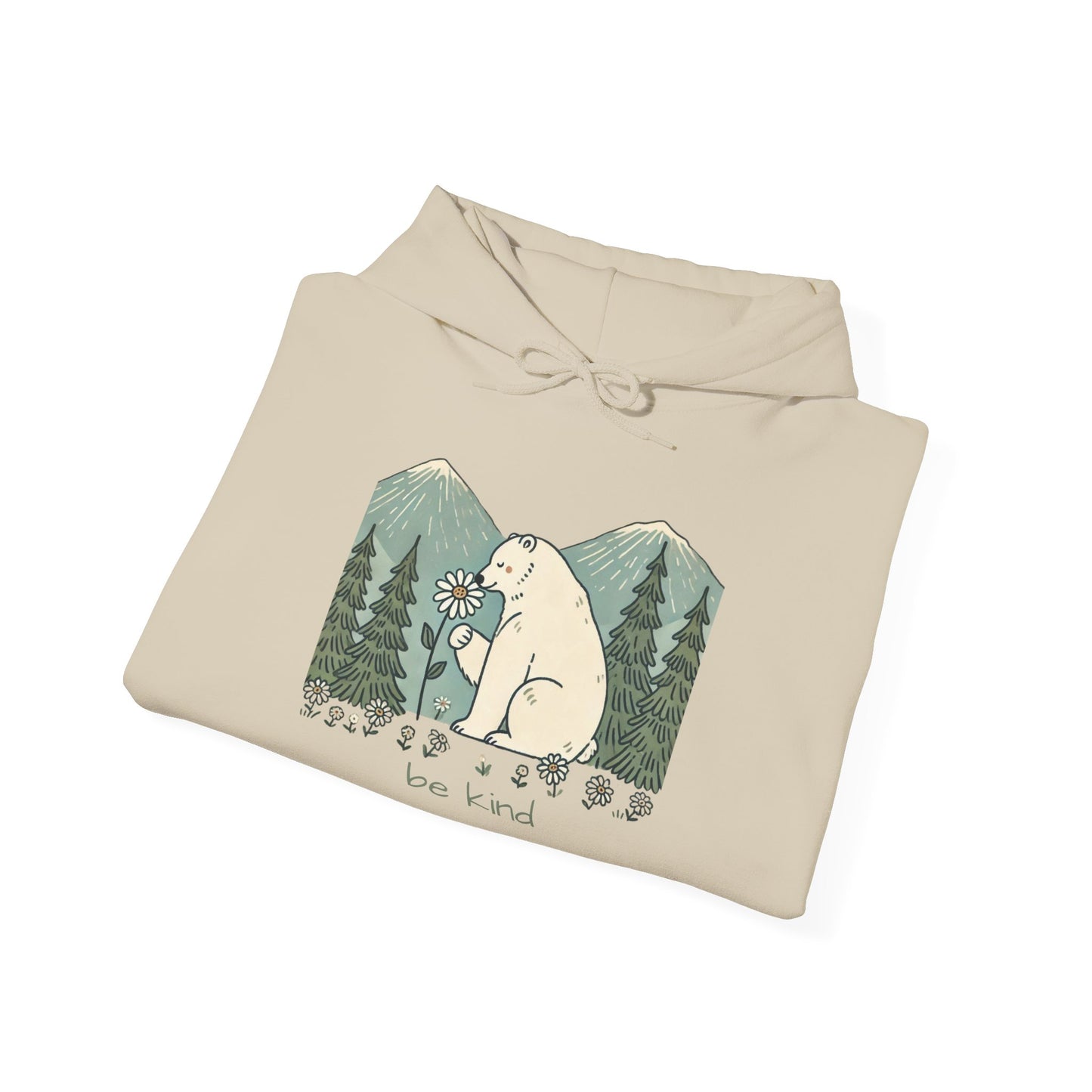 Be Kind Polar Bear Hoodie