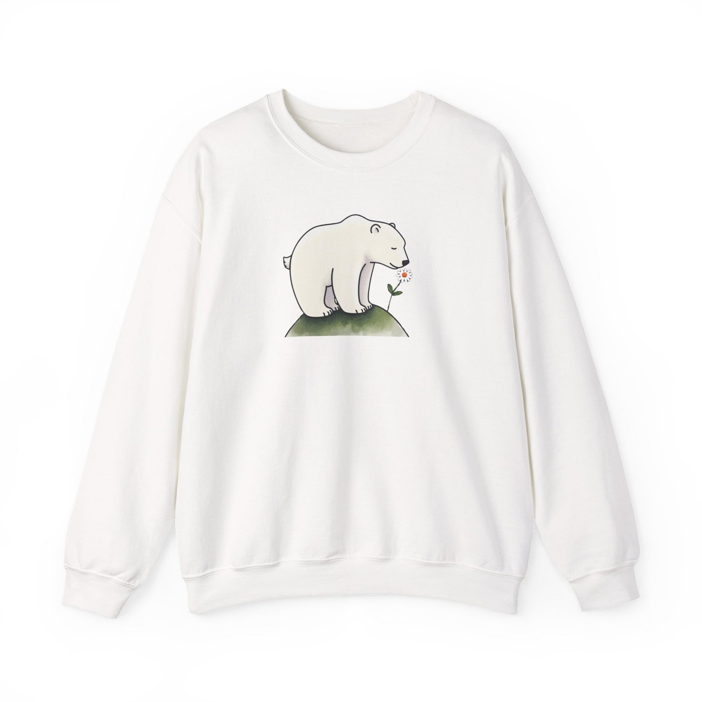 Minimalist Polar Bear Sweatshirt | Polar Den Edition