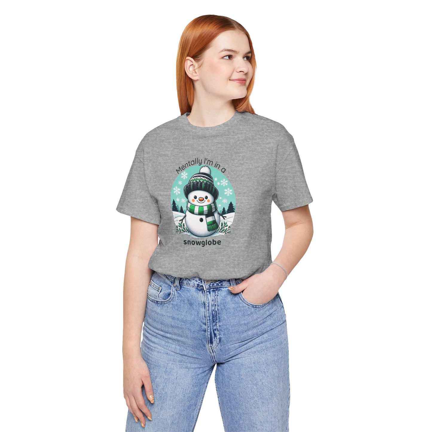 Snowglobe Snowman T-Shirt