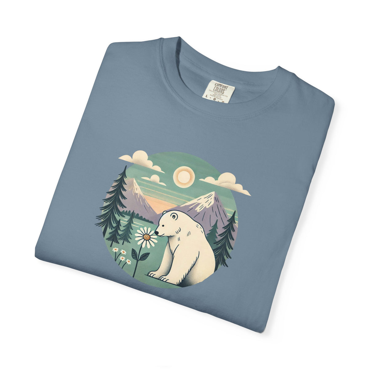 Polar Bear Mountain T-Shirt | Comfort Colors Tee