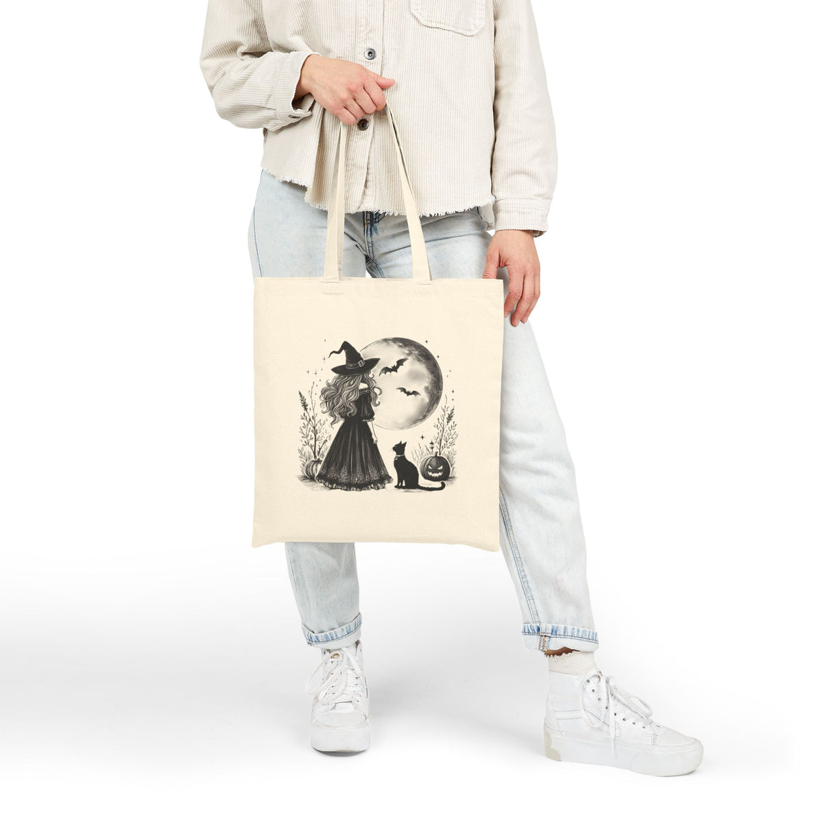 Moonlit Witch Tote Bag