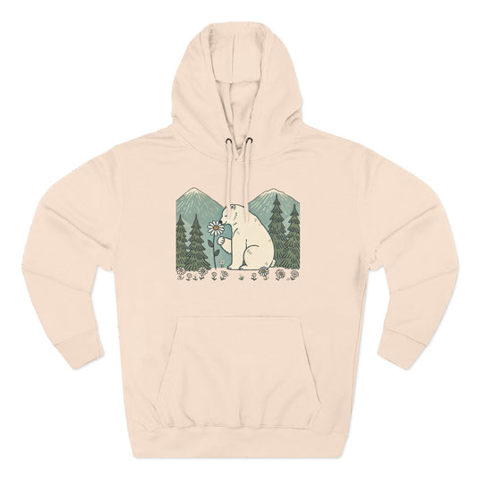 Woodland Polar Bear Hoodie