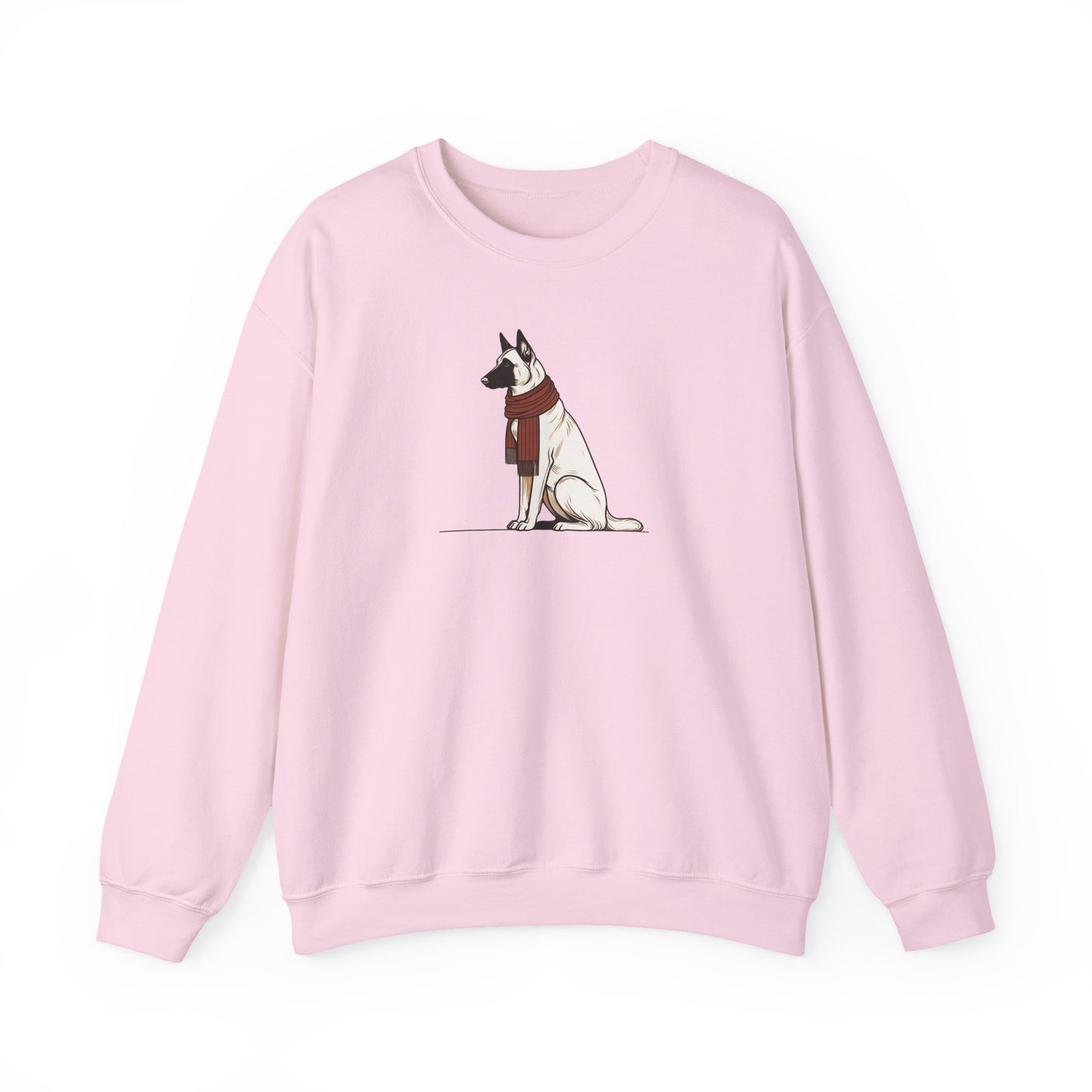 Belgian Malinois Scarf Premium Sweatshirt | Cozy Den Edition