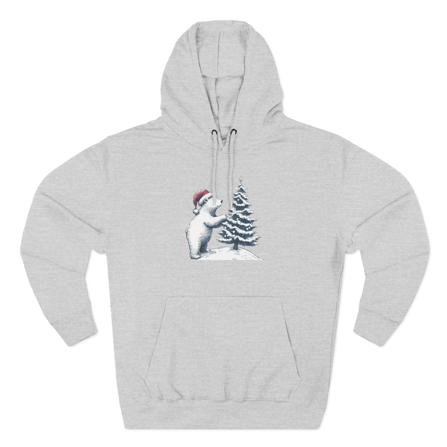 Polar Bear Christmas Tree Hoodie