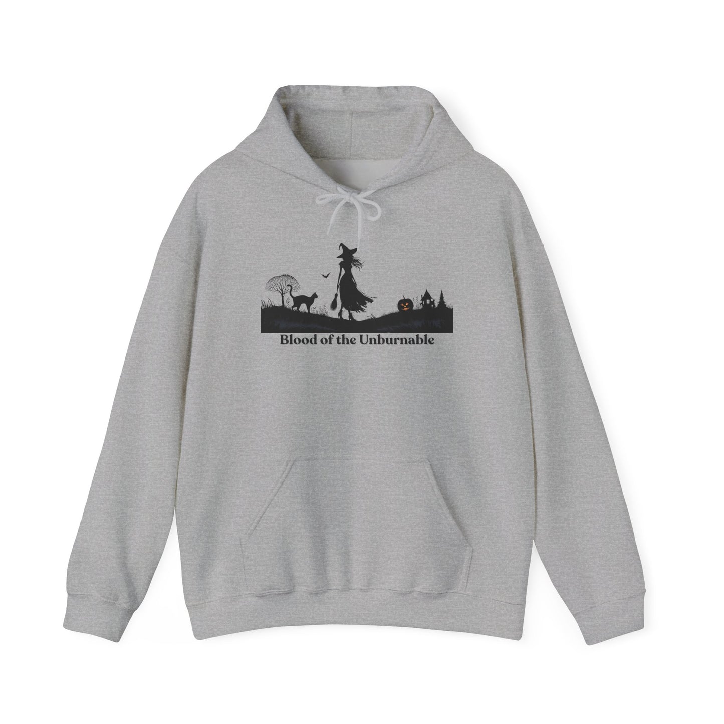 Blood of the Unburnable Witch Hoodie | Cozy Halloween Sweatshirt