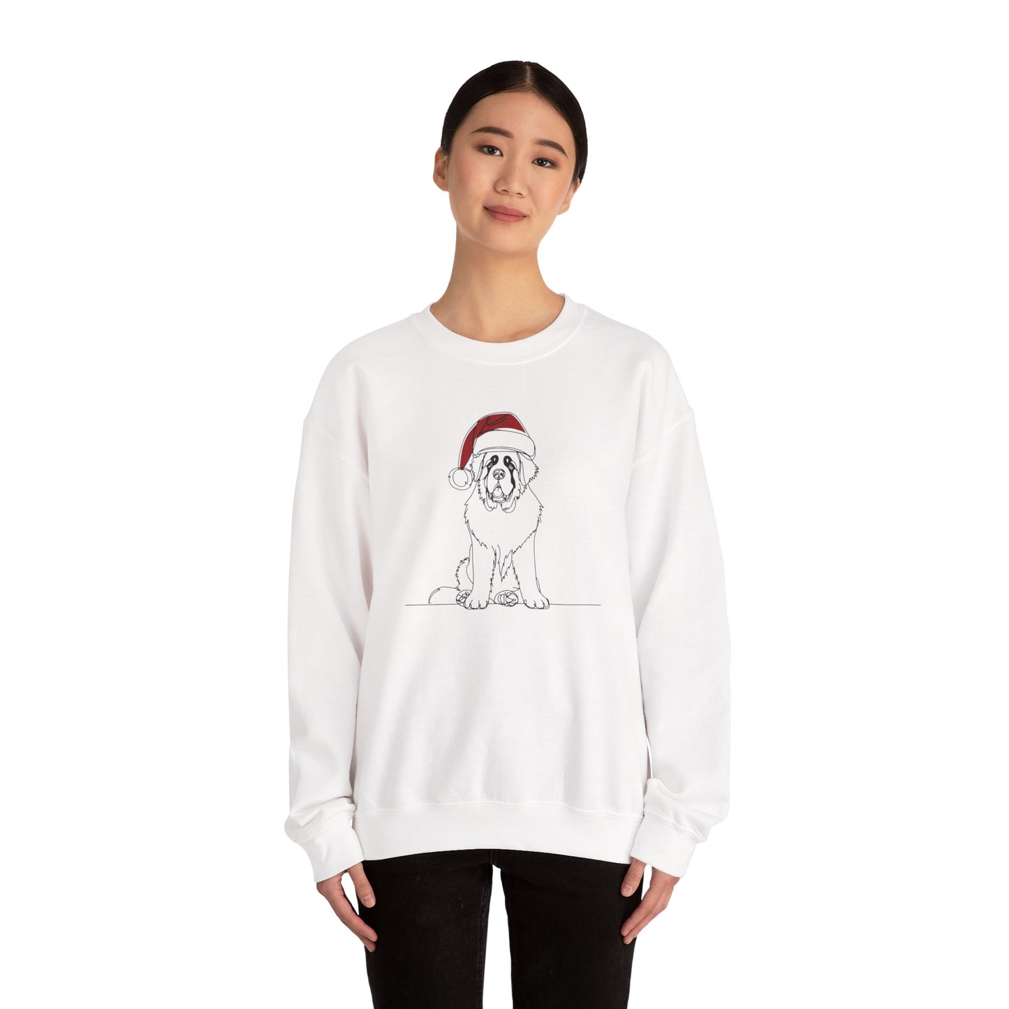 Saint Bernard Christmas Sweatshirt