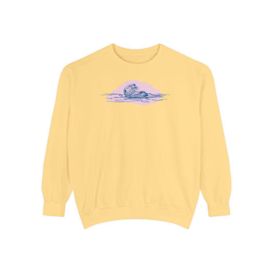 Coastal Otter Comfort Colors Sweatshirt