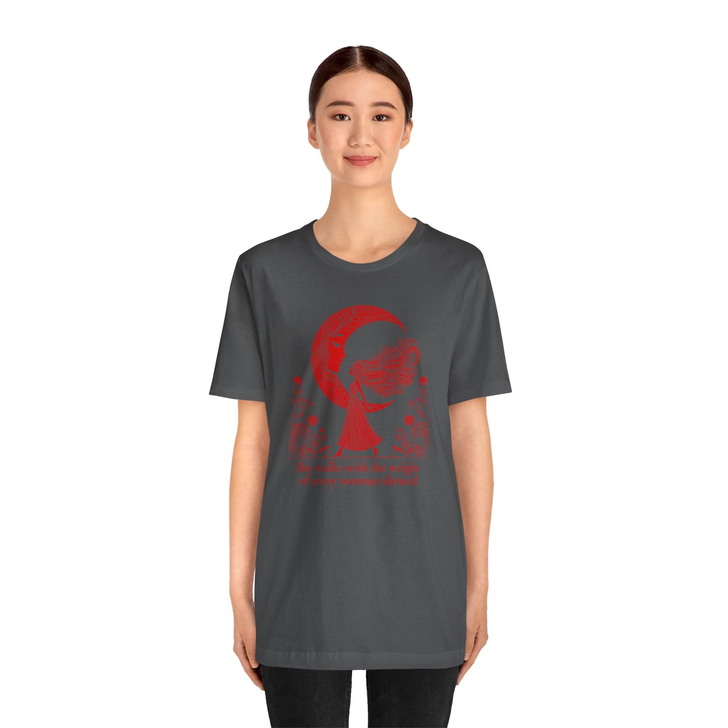 The Weight of Silence Celestial Art T-Shirt | Storybook Den
