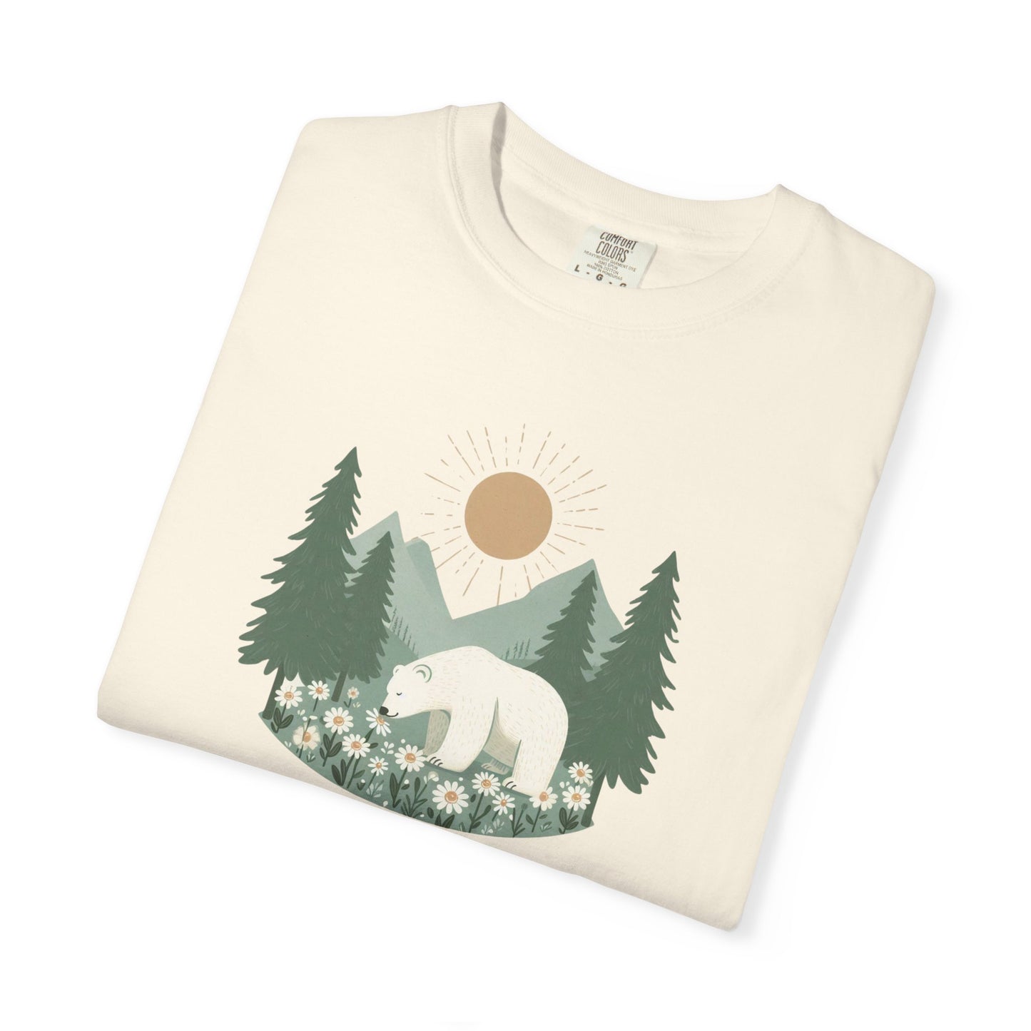 Sunlit Forest Polar Bear Tee
