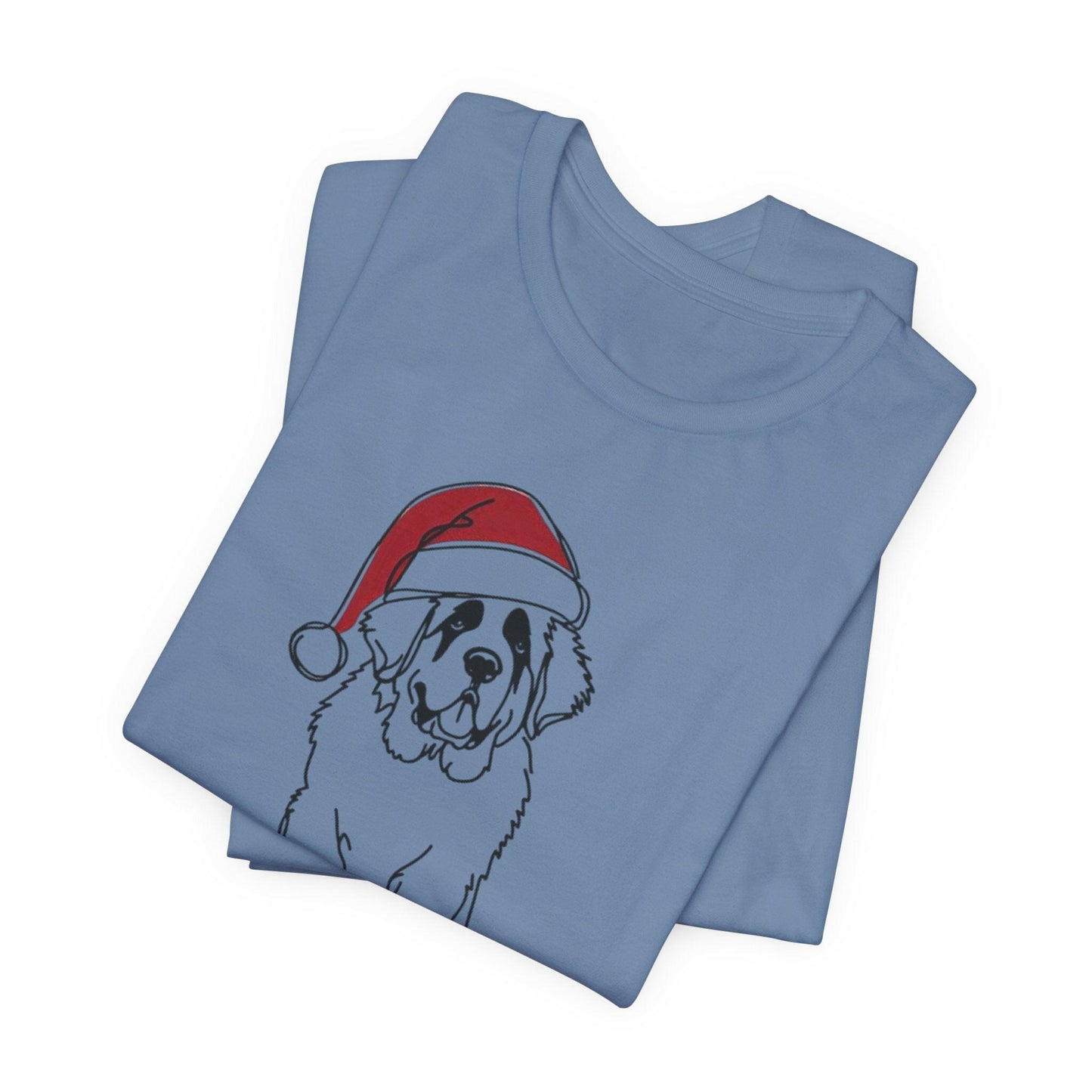 Merry Christmas Saint Bernard Dog Tee - Stompy Paws