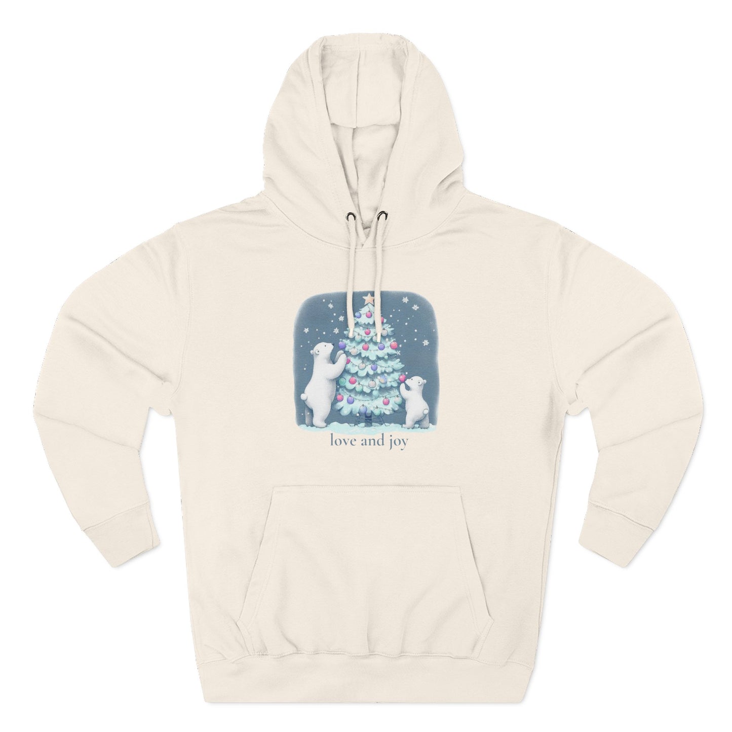 Love and Joy Polar Bears Hoodie