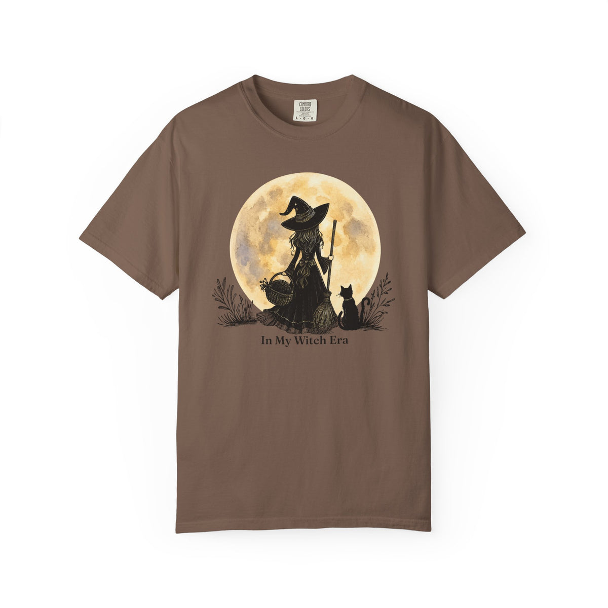In My Witch Era Graphic Tee | Moon Witch Comfort Colors Shirt
