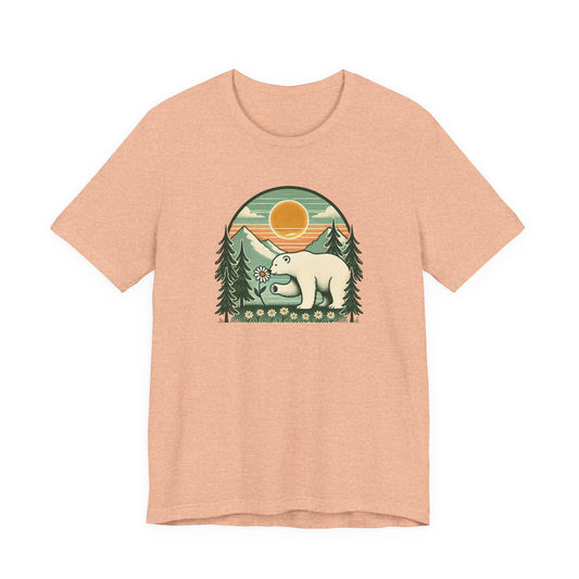 Nature Graphic Tee, Daisy Flower Shirt, Kindness Gift, Hiking Adventure Top