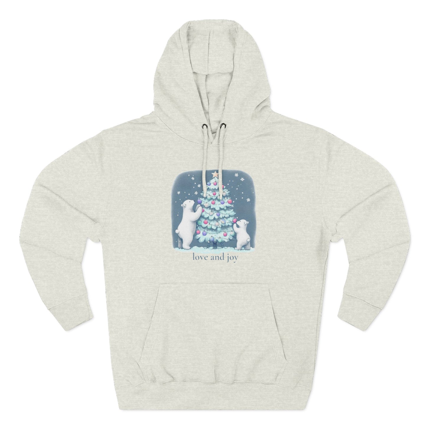 Love and Joy Polar Bears Hoodie