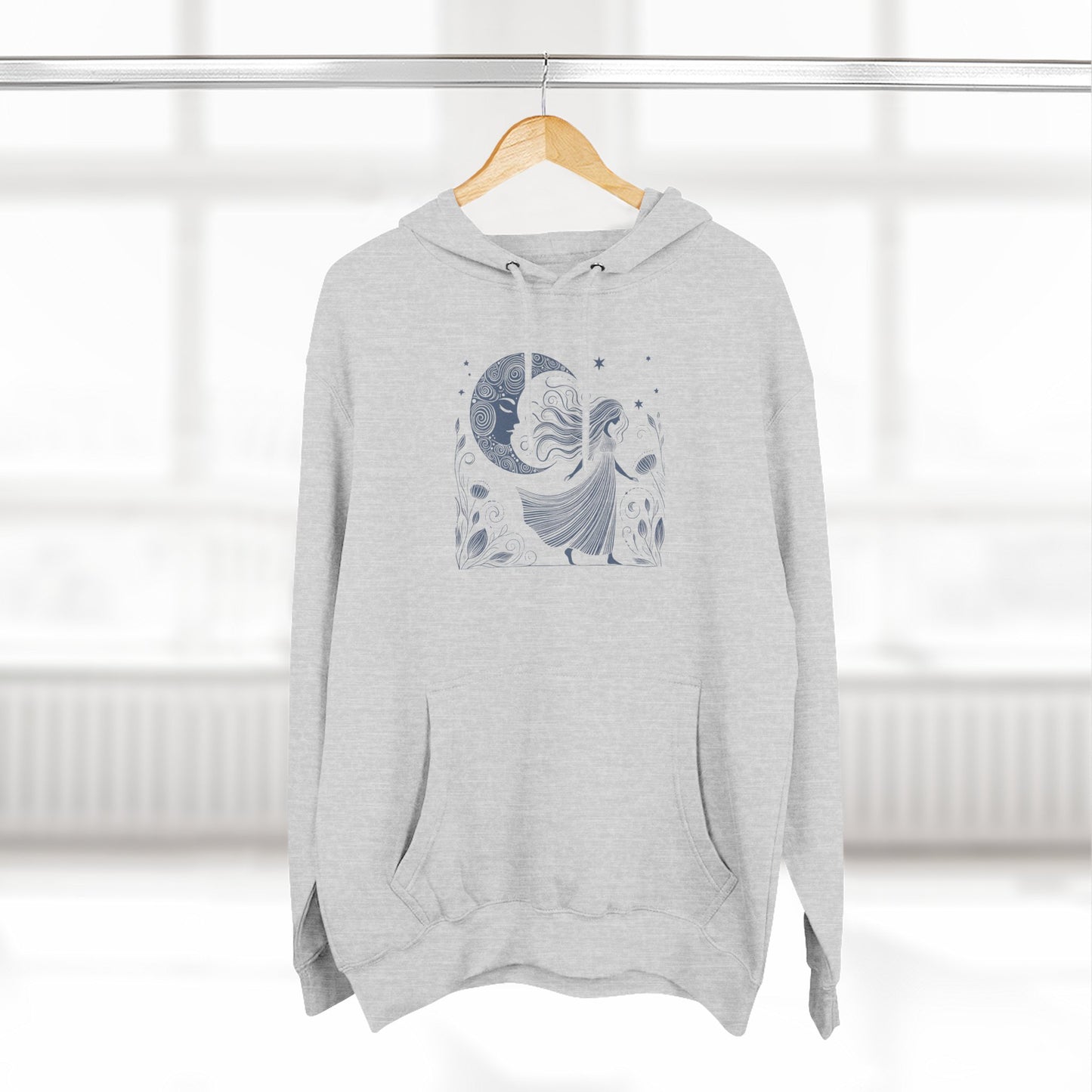 Moonlit Wildflower Woman Hoodie