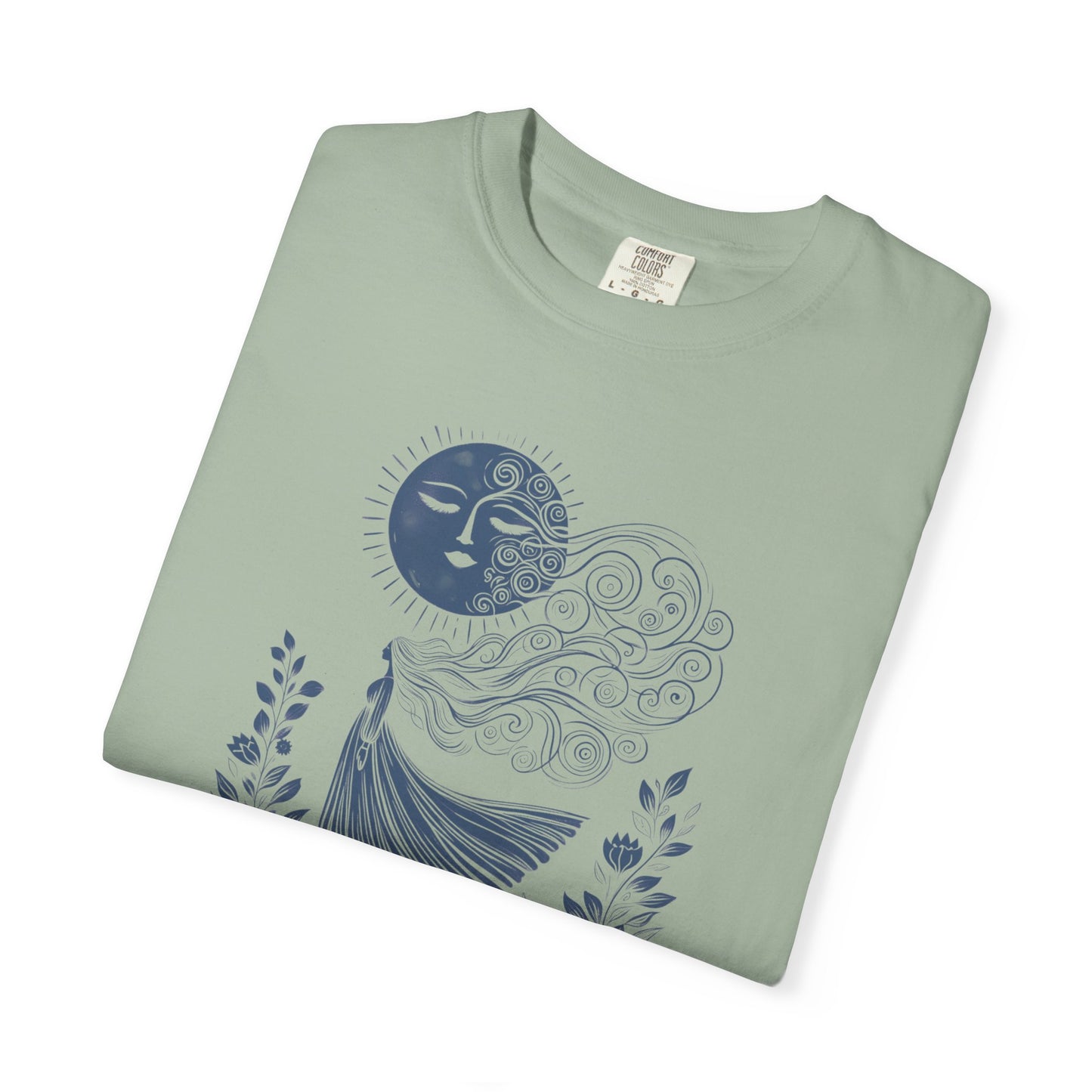 She Walks With the Weight of Every Woman Silenced Comfort Colors Tee
