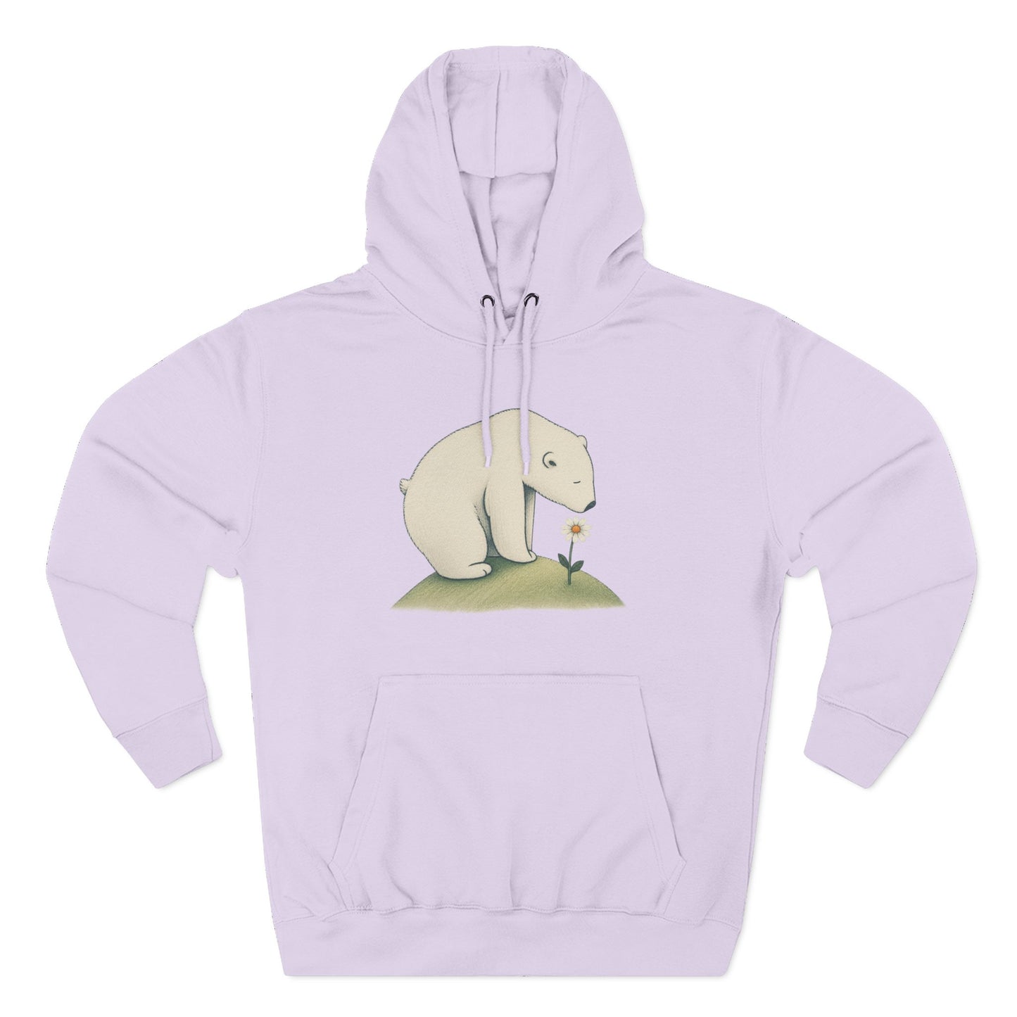 Daisy Day Polar Bear Hoodie
