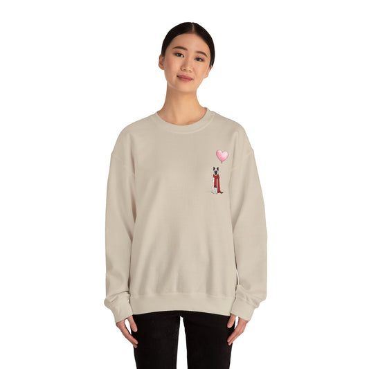 Belgian Malinois with Heart Balloon Sweatshirt