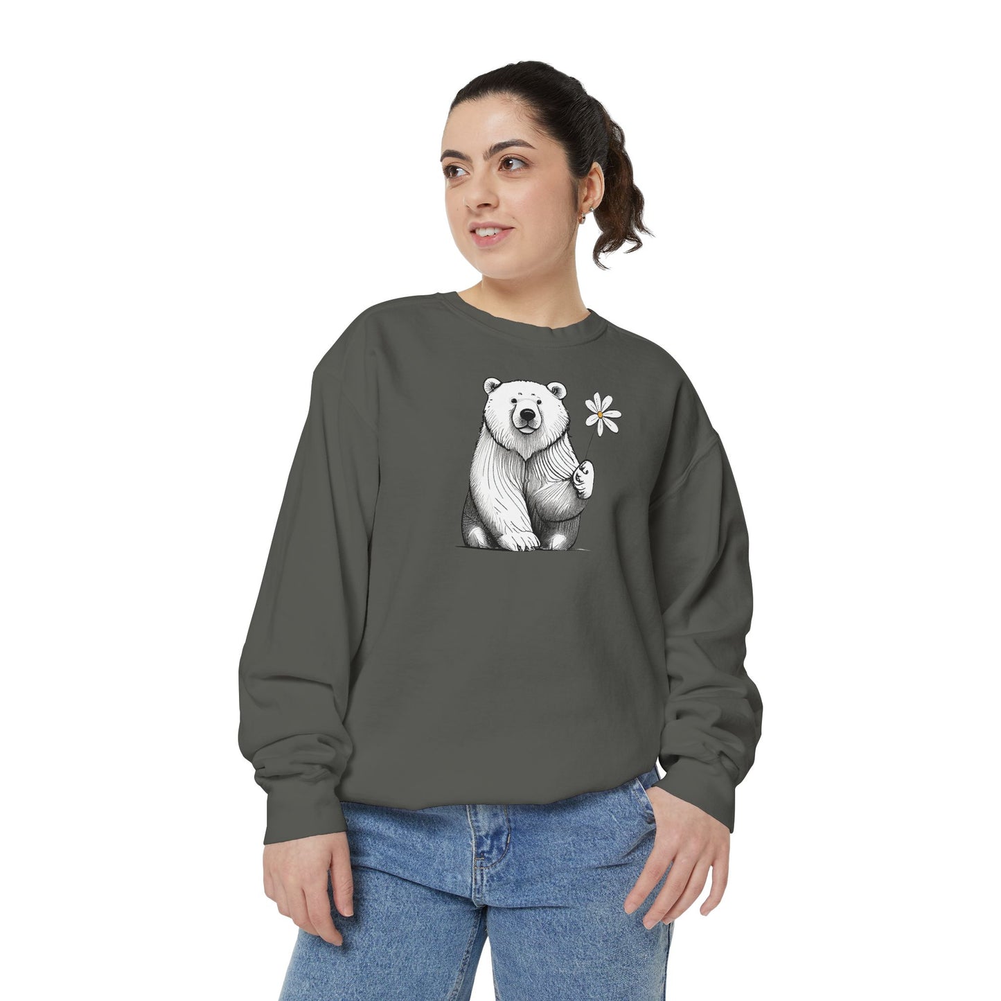 Wildflower Polar Bear Sweatshirt