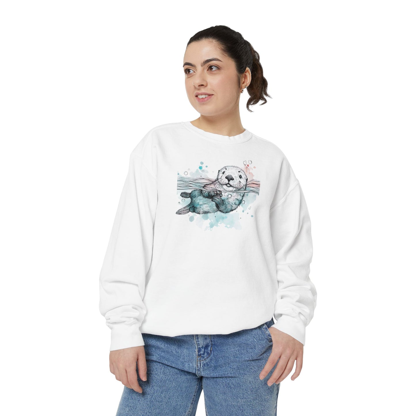 Driftwood Otter Sweatshirt | Shoreline Den Edition