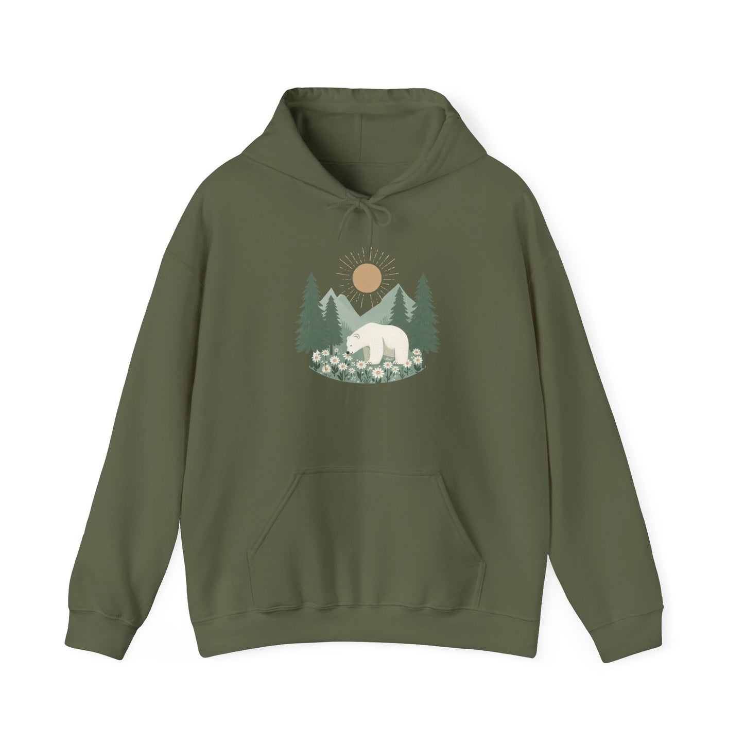 Polar Bear Meadow Hoodie | Polar Den Edition