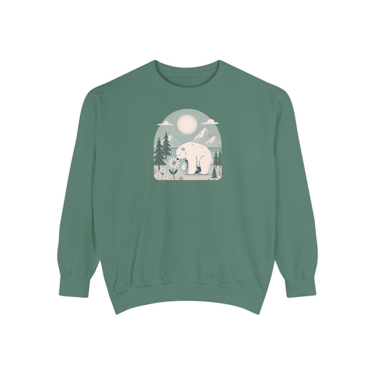 Polar Bear Meadow Comfort Colors Sweatshirt
