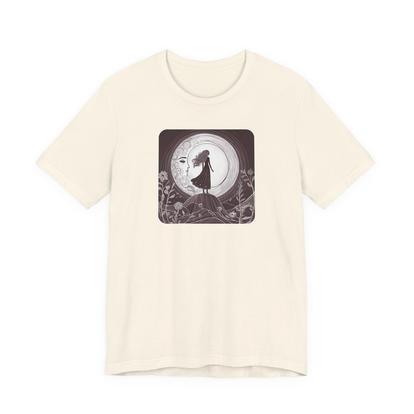 The Lunar Traveler Art-Only Premium Tee | Mystic Den Signature Series