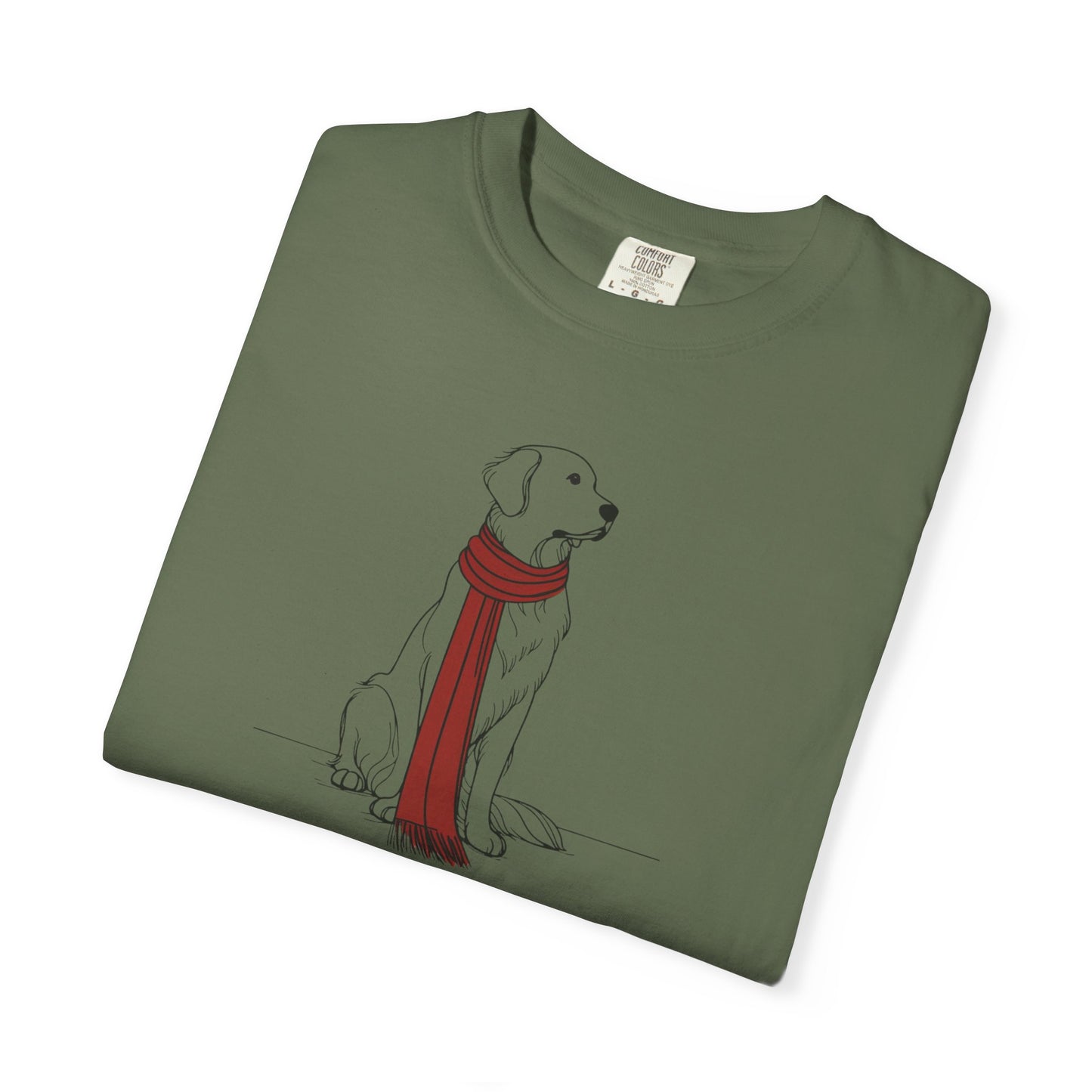 Minimalist Winter Dog Comfort Colors Tee
