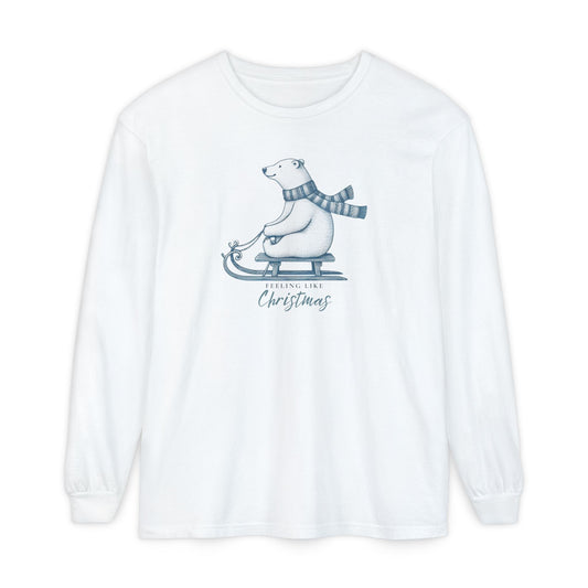 Christmas Cozy Polar Bear Long Sleeve T-Shirt