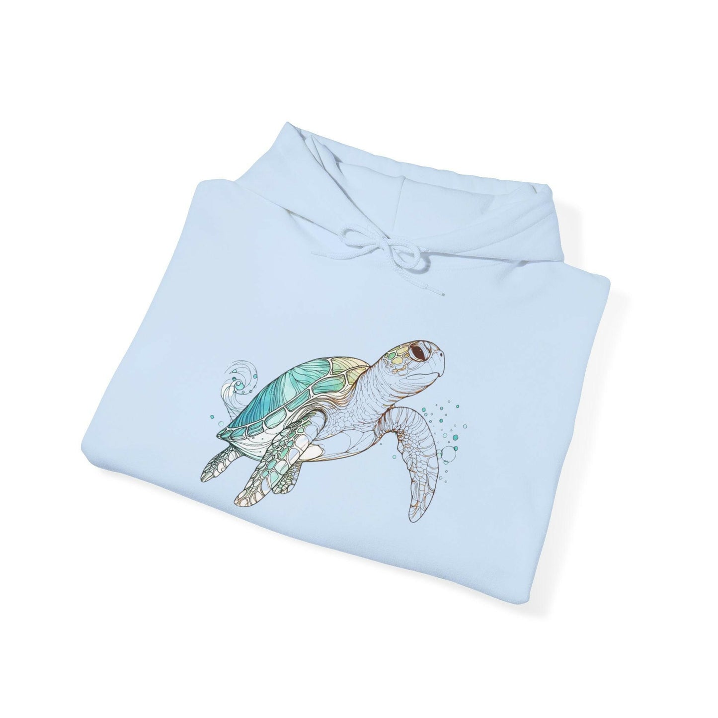 Serene Sea Turtle Hoodie - Oceanic Unisex Sweatshirt