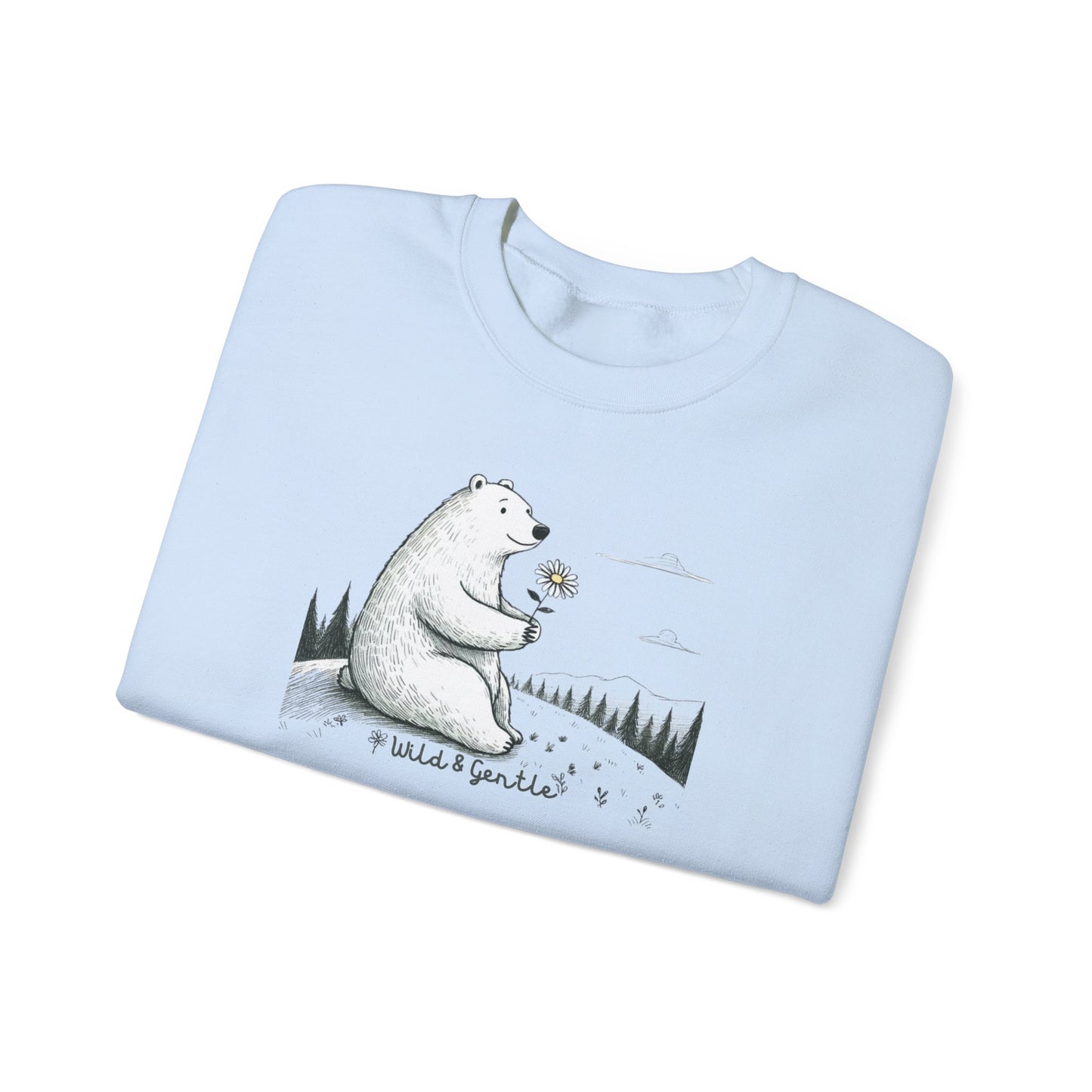 Wild & Gentle Polar Bear Sweatshirt