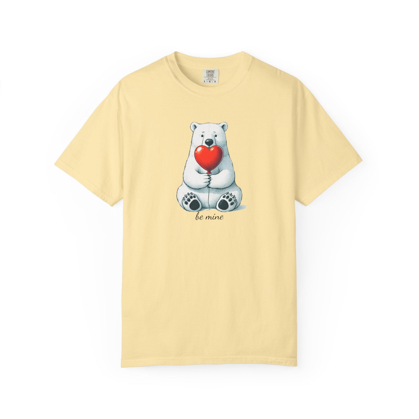 Be Mine Polar Bear Comfort Colors Tee