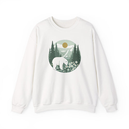 Polar Bear in the Pines Sweatshirt | Polar Den Edition