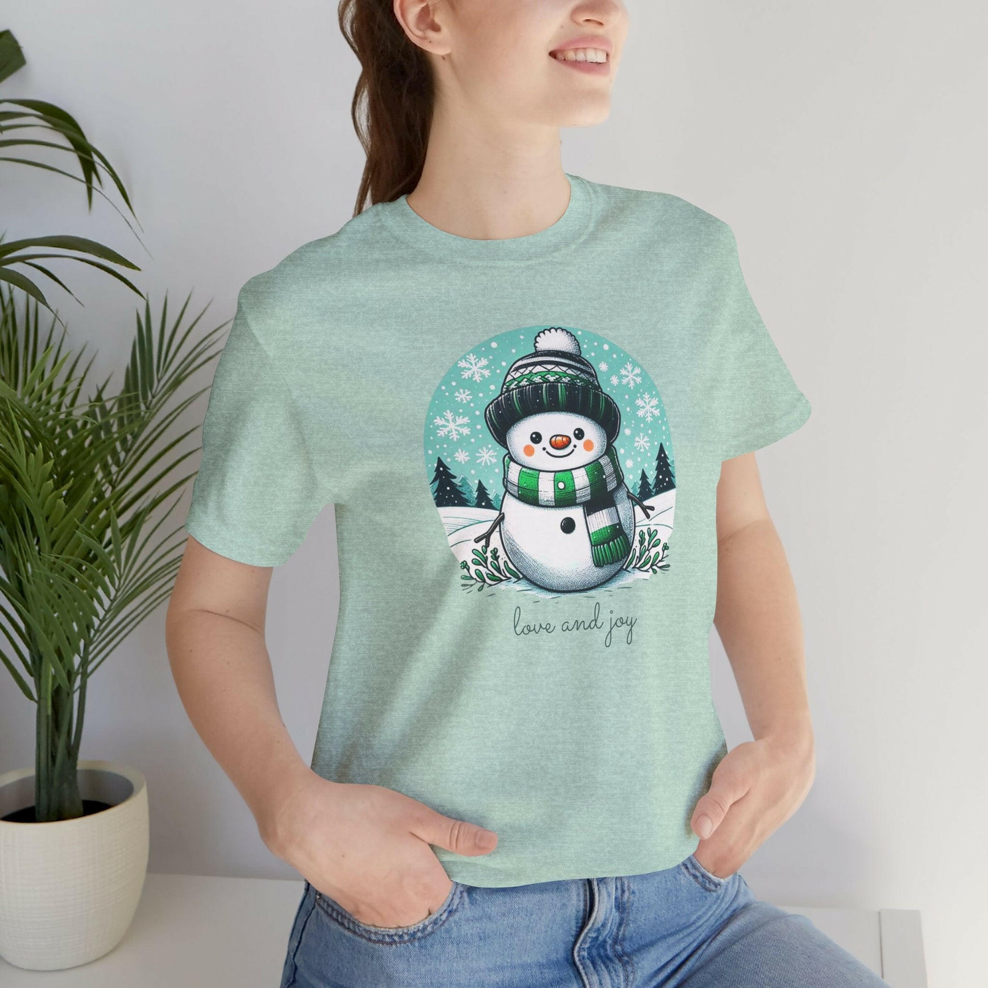 Snowman Snowglobe Tee - Stompy Paws