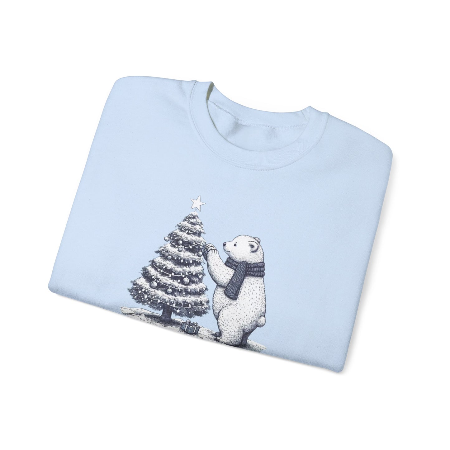 Arctic Christmas Polar Bear Sweatshirt | Polar Den Edition