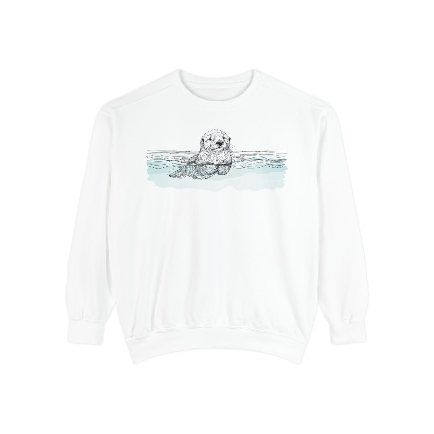 Sea Otter Floating Sweatshirt