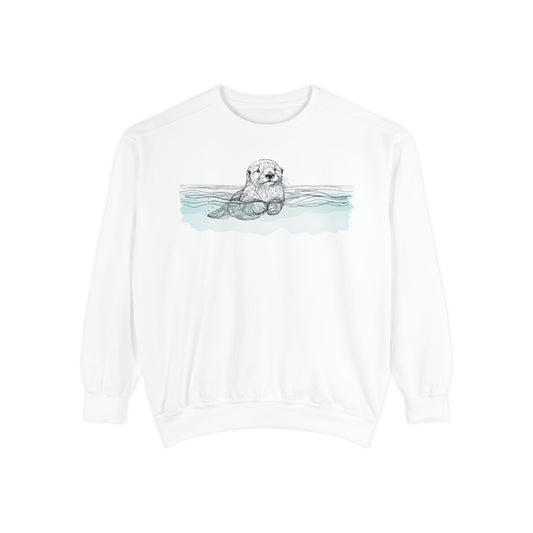 Sea Otter Floating Sweatshirt