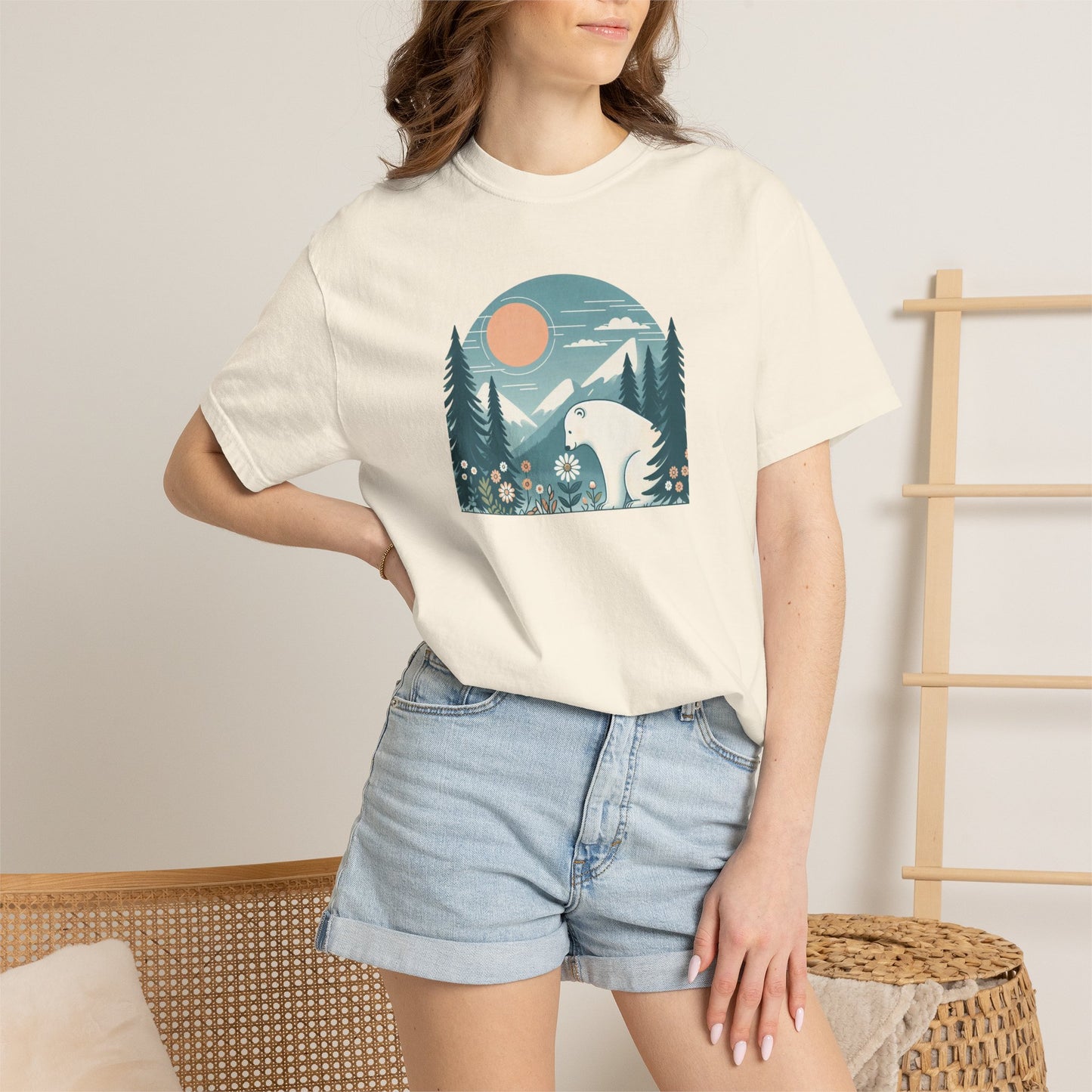 Arctic Bloom Comfort Colors Tee