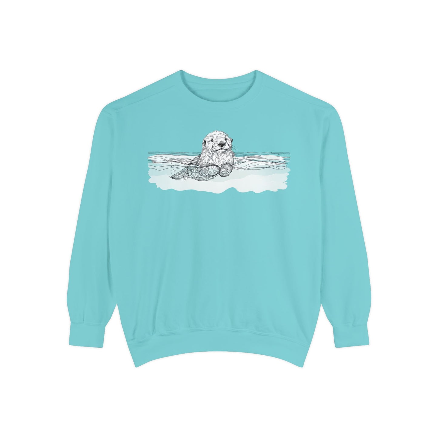 Sea Otter Floating Sweatshirt