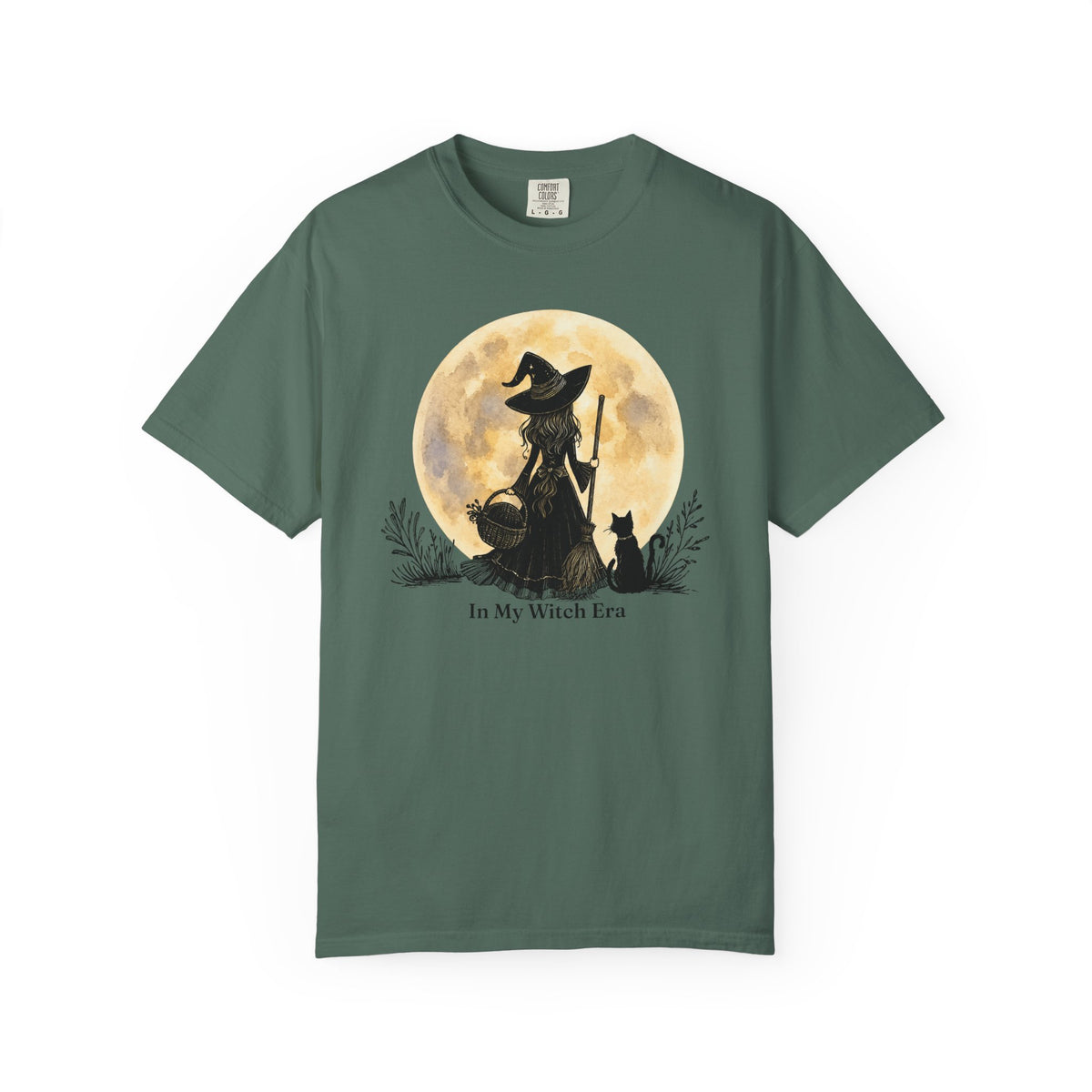 In My Witch Era Graphic Tee | Moon Witch Comfort Colors Shirt
