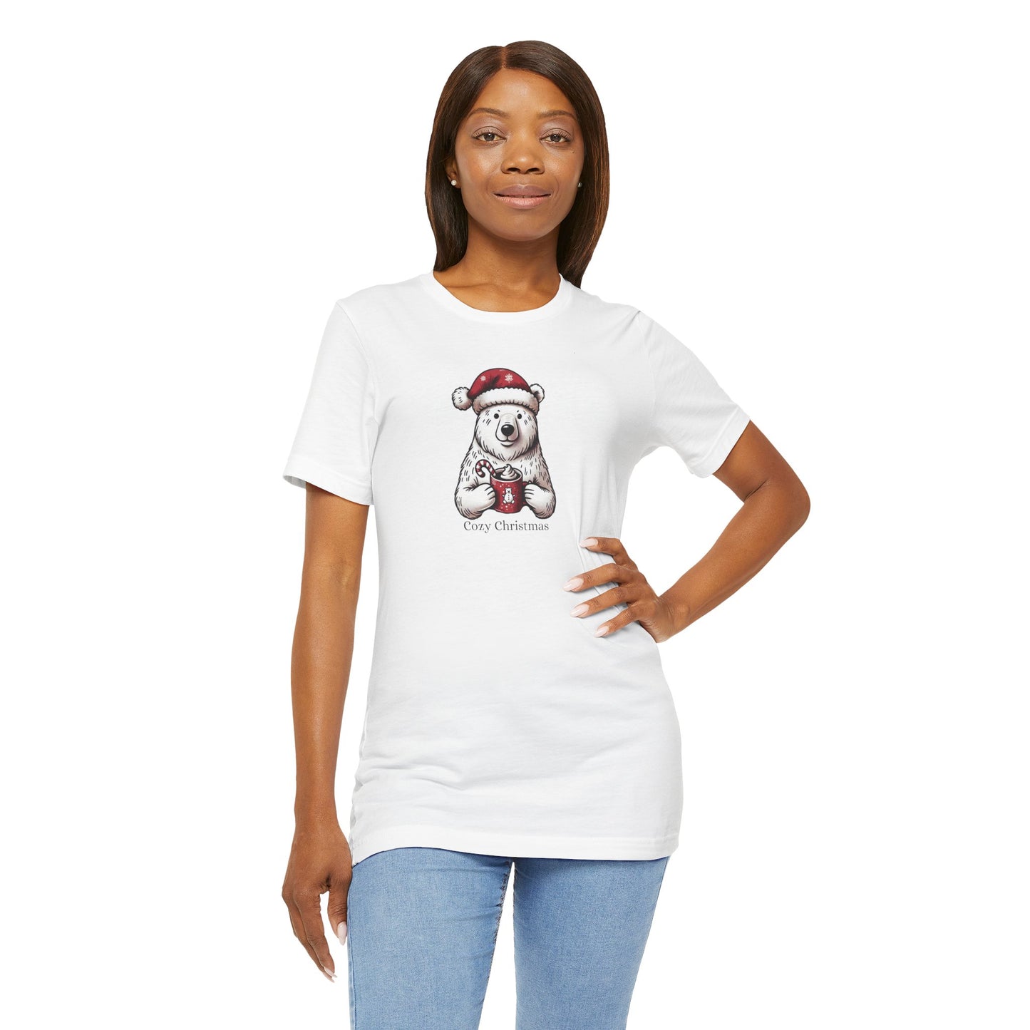 Cozy Christmas Bear Mug Tee