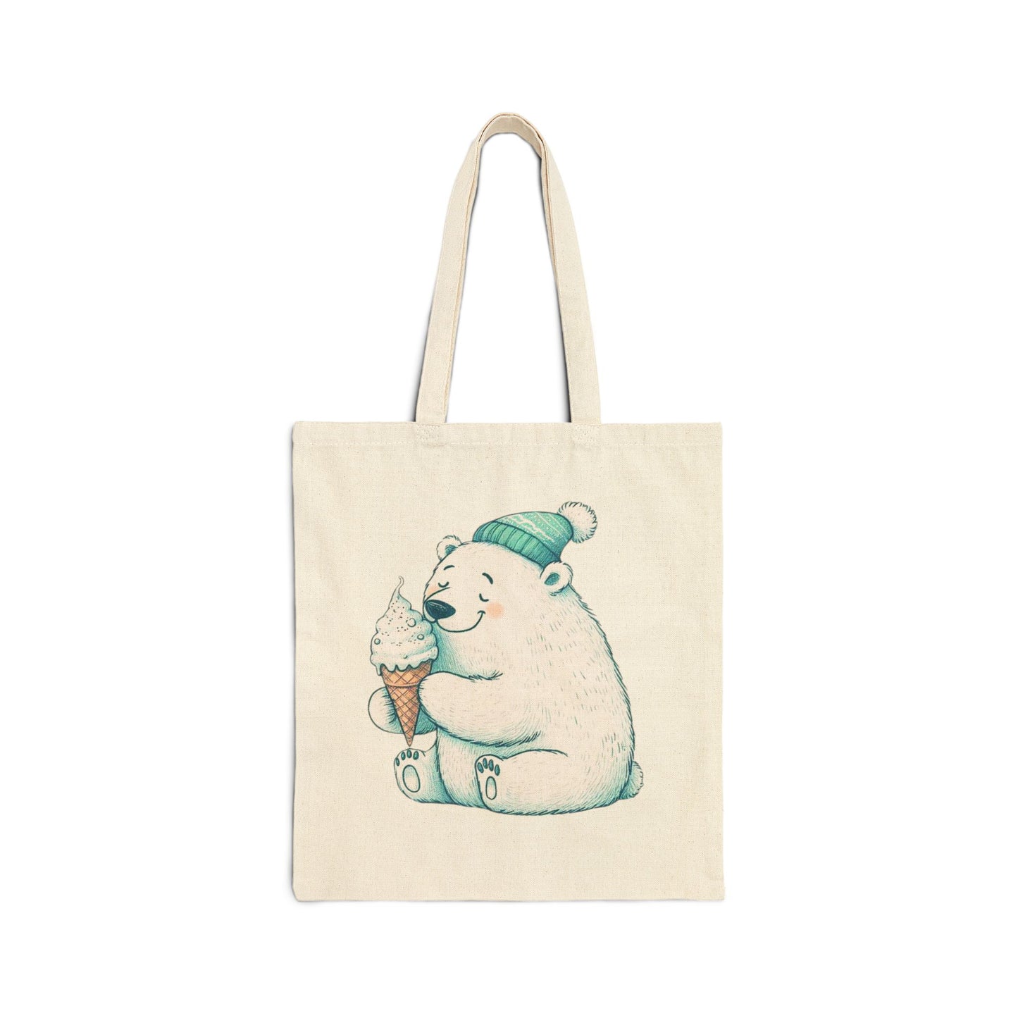 Cozy Cone Polar Bear Tote Bag