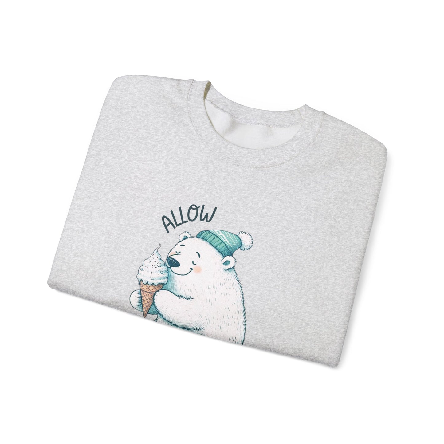 Allow Yourself Joy Polar Bear Sweatshirt