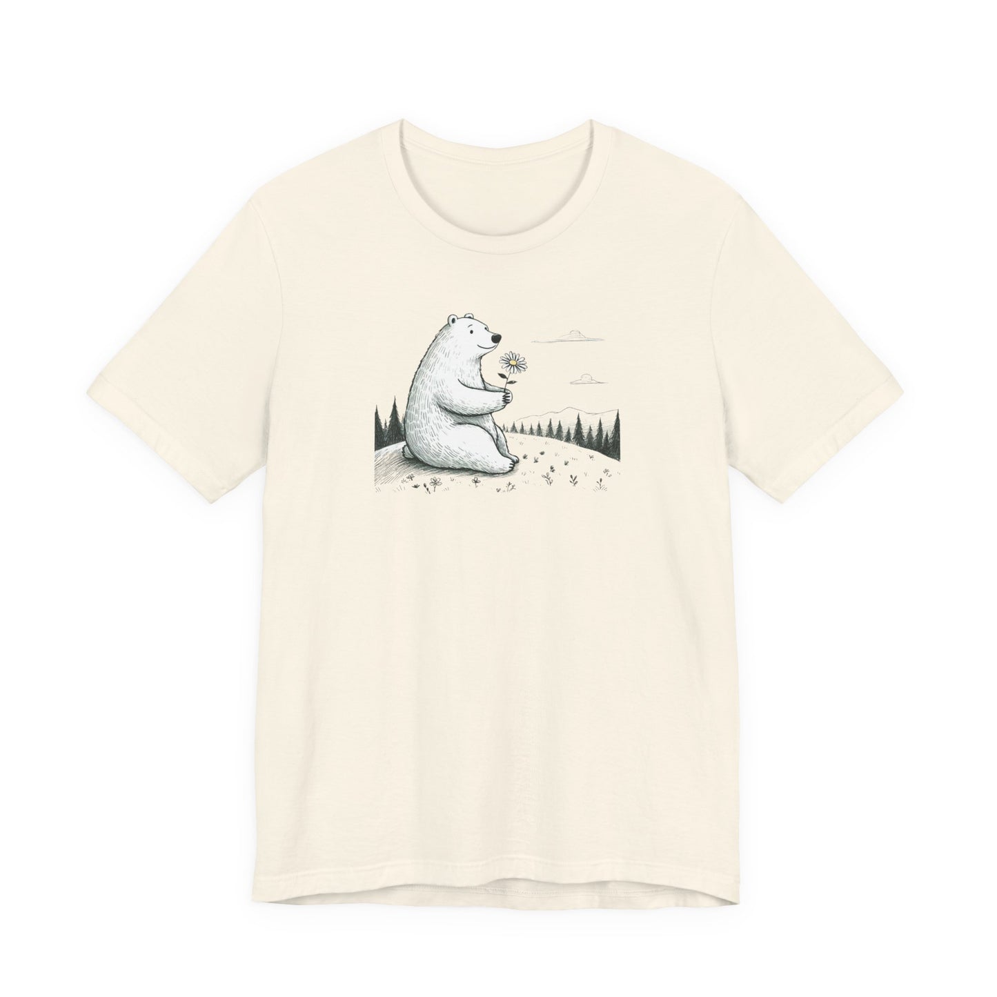 Daisy Bear Sketch Premium Tee | Polar Den Edition