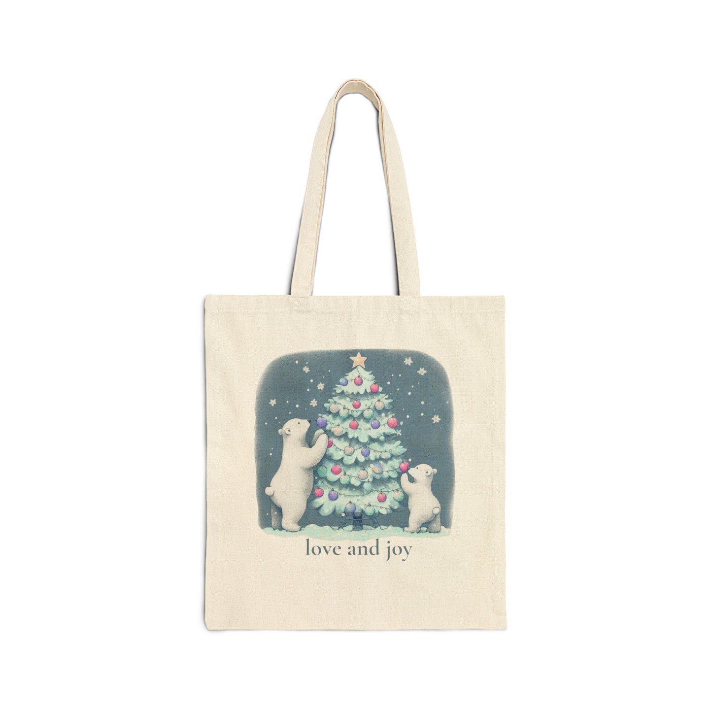 Love and Joy Christmas Tote