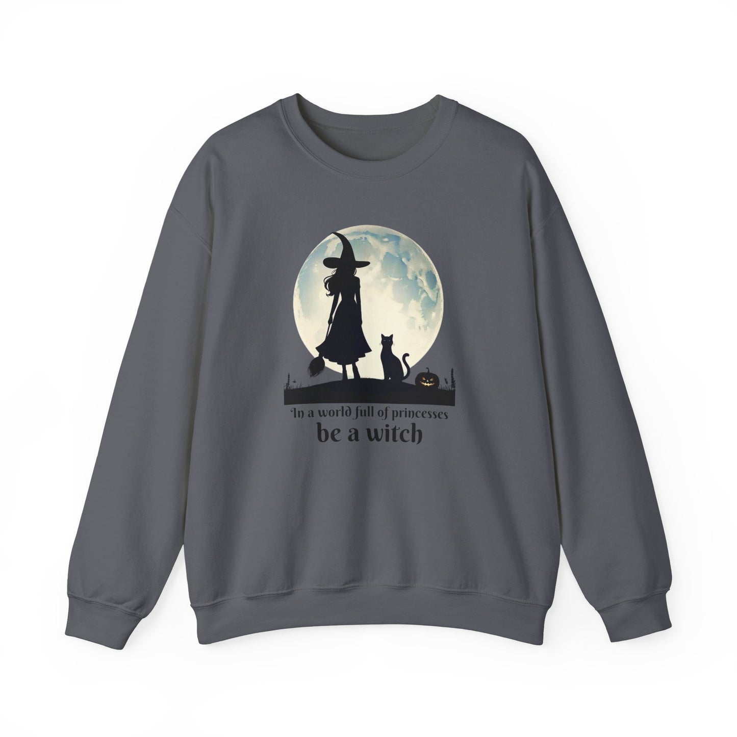 Witch's Moonlight Silhouette Sweatshirt | Mystic Den Edition