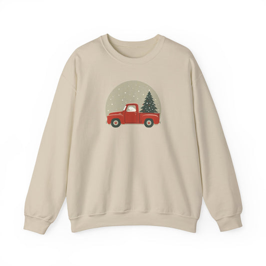 Vintage Truck Holiday Sweatshirt | Holiday Den Edition