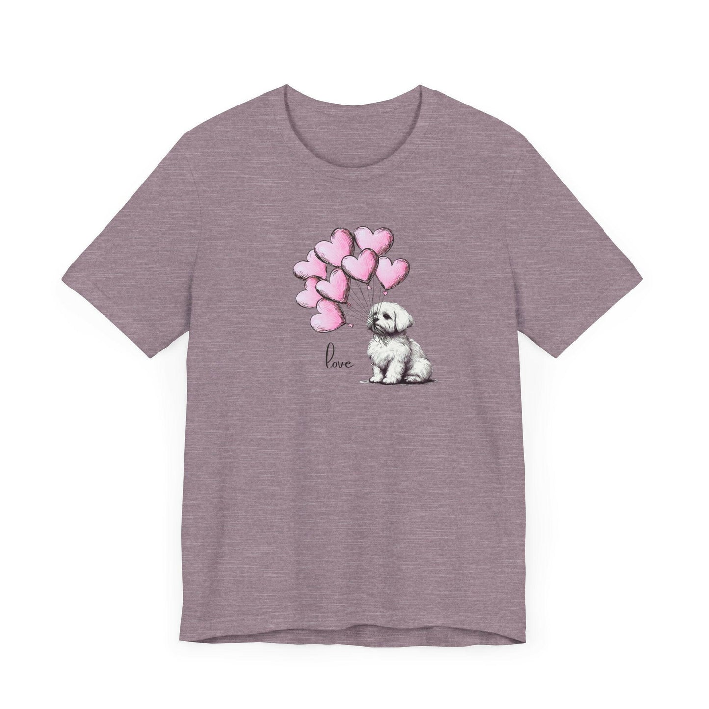 Maltese Dog Balloon Tee - Stompy Paws