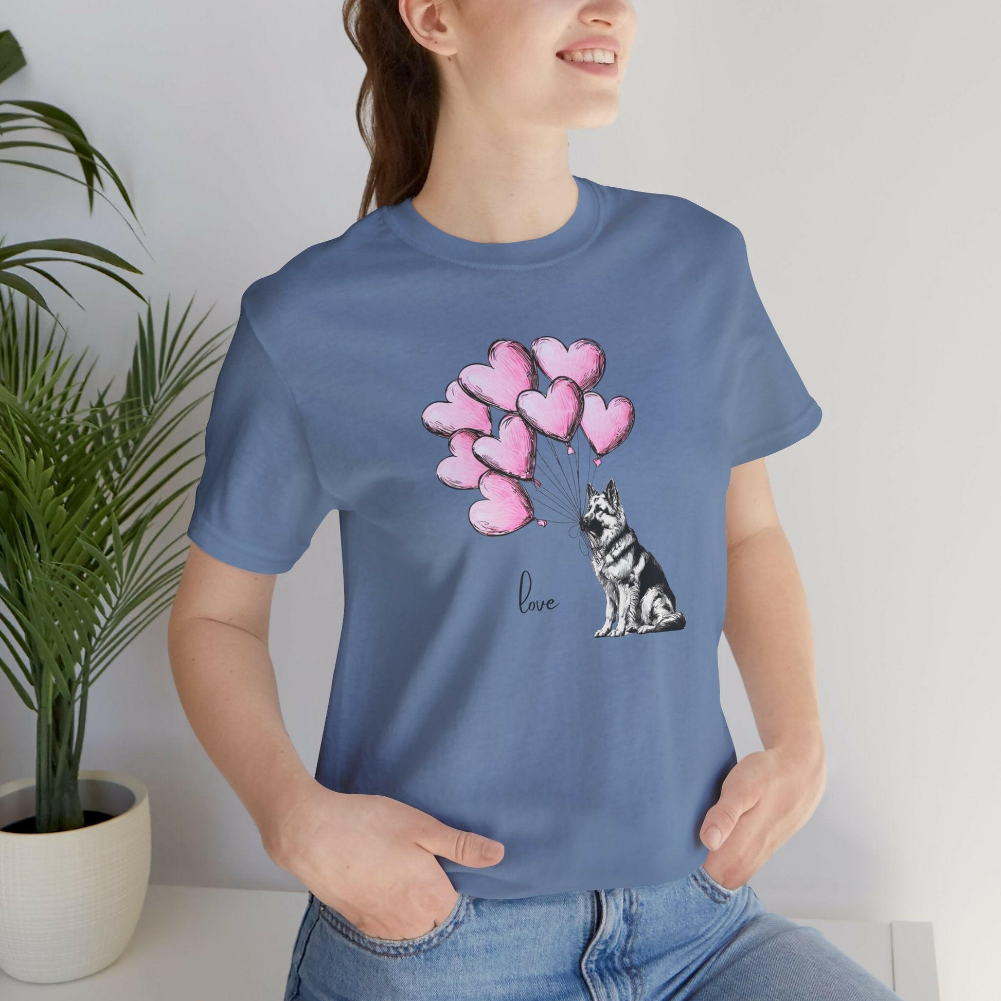 German Shephard Dog Lover Balloon Tee - Stompy Paws